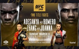 Файткард турнира UFC 248: Исраэль Адесанья - Йоэль Ромеро, Вейли Жанг - Йоанна Енджейчик