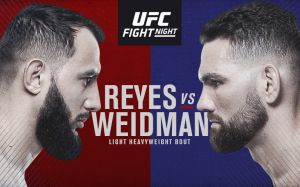 Файткард турнира UFC on ESPN 6: Крис Вайдман - Доминик Рейес