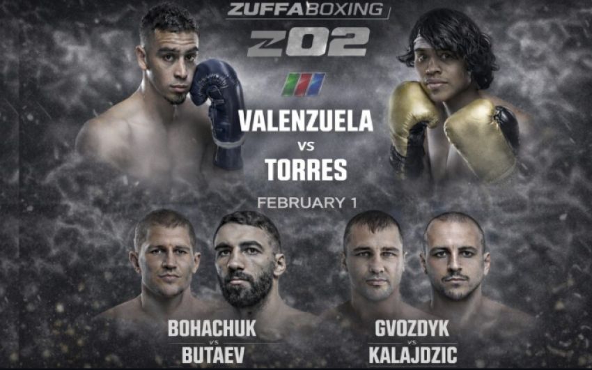 Прямая трансляция Zuffa Boxing 2: Богачук – Бутаев, Гвоздик – Калайджич