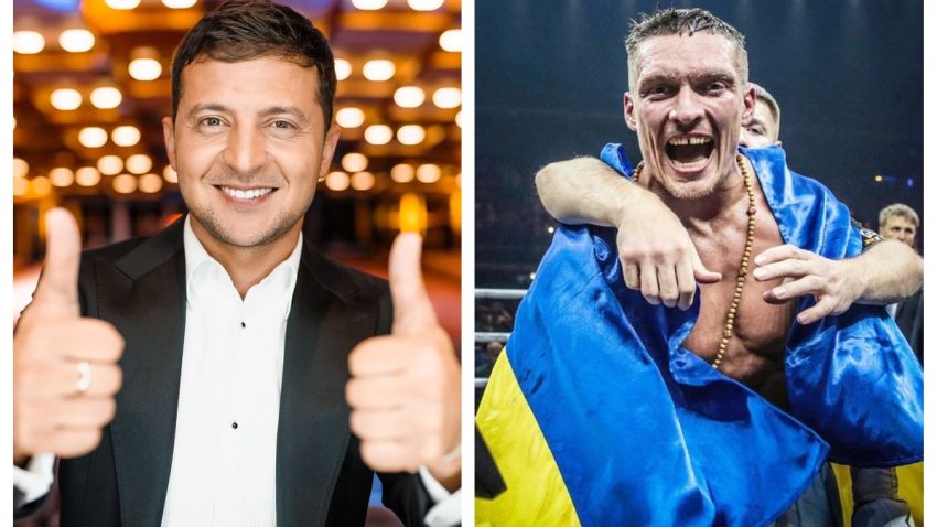 Александр Усик: "Зеленский – шестой президент Украины, но для меня - первый"