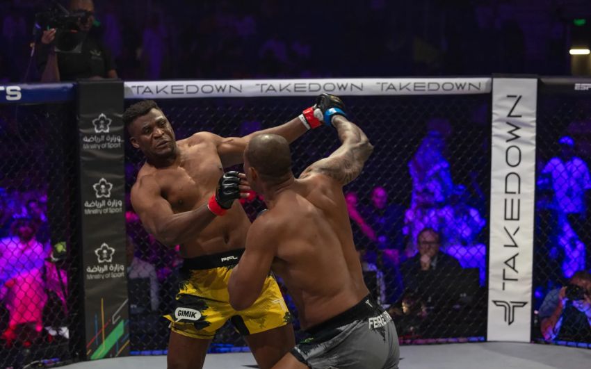 Видео боя Фрэнсис Нганну – Ренан Феррейра PFL Super Fights: Battle of the Giants