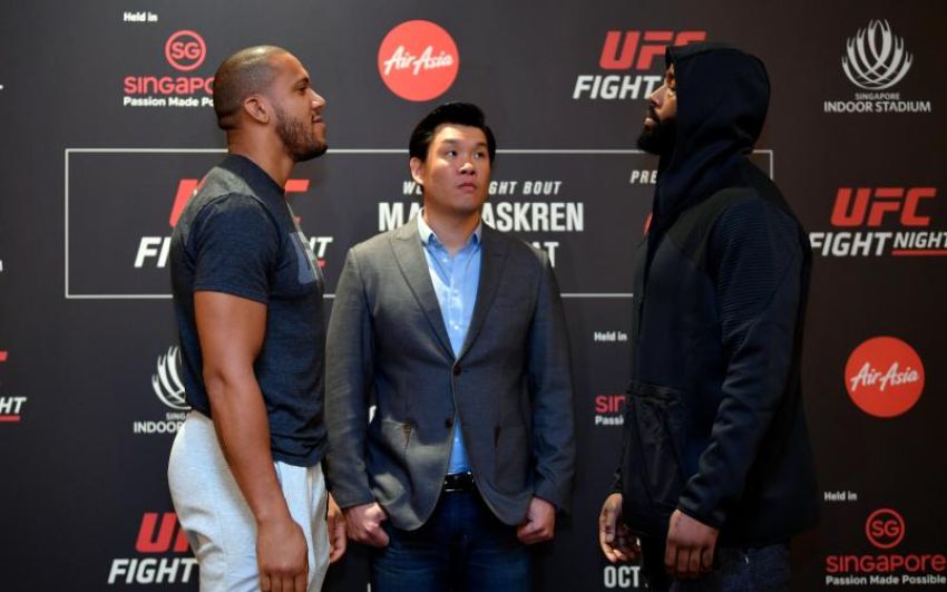 Видео боя Сирил Гэйн - Дон`Тэйл Майес UFC Fight Night 162
