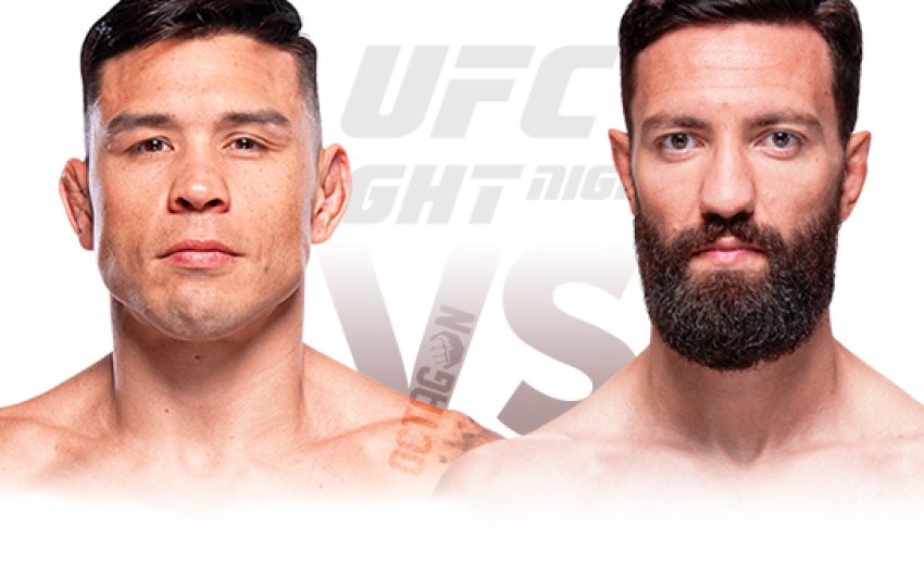 Видео боя Рики Симон - Джавид Башарат UFC Fight Night 252