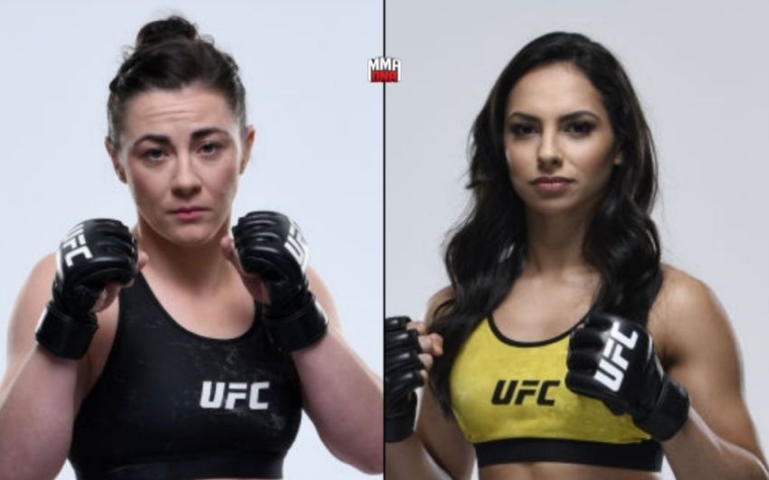 Молли МакКэн против Арианы Липски на июньском турнире UFC в Гринвилле