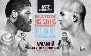 Файткард турнира UFC Fight Night 166: Кертис Блэйдс - Джуниор Дос Сантос