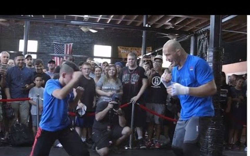 UFC Fight Night Tampa: Фрагменты открытой тренировки