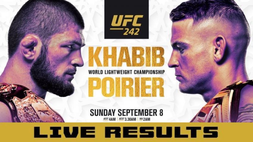 Результаты турнира UFC 242: Хабиб Нурмагомедов - Дастин Порье
