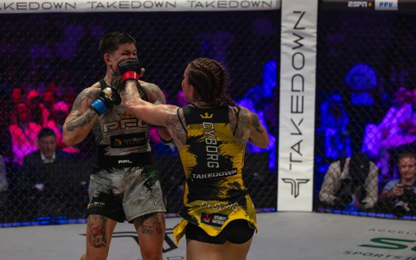 Видео боя Крис Сайборг – Ларисса Пачеко PFL Super Fights: Battle of the Giants