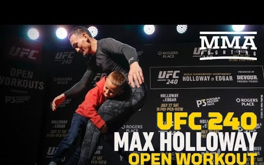 Открытые тренировки перед турниром UFC 240: Макс Холлоуэй - Фрэнки Эдгар