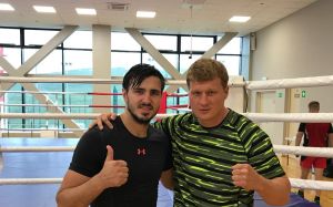 Александр Поветкин и чемпион GLORY Артём Вахитов в Кисловодске