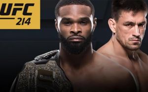 Видео боя Тайрон Вудли - Демиан Майя UFC 214