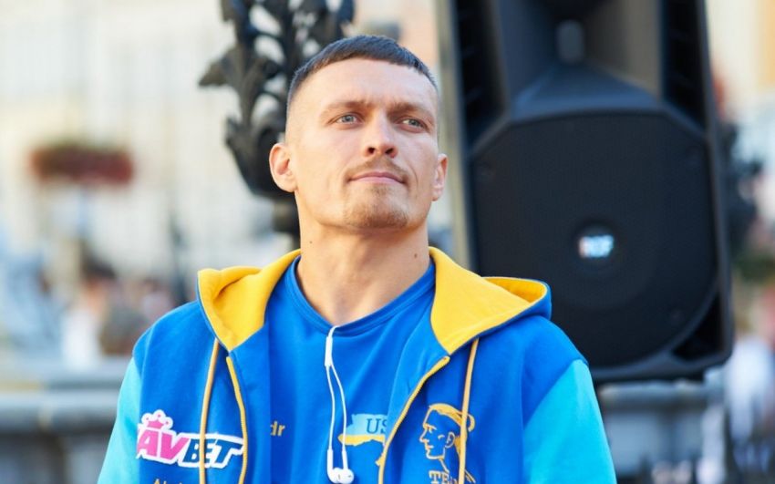 Александр Усик встретился с голливудским актером Марком Уолбергом