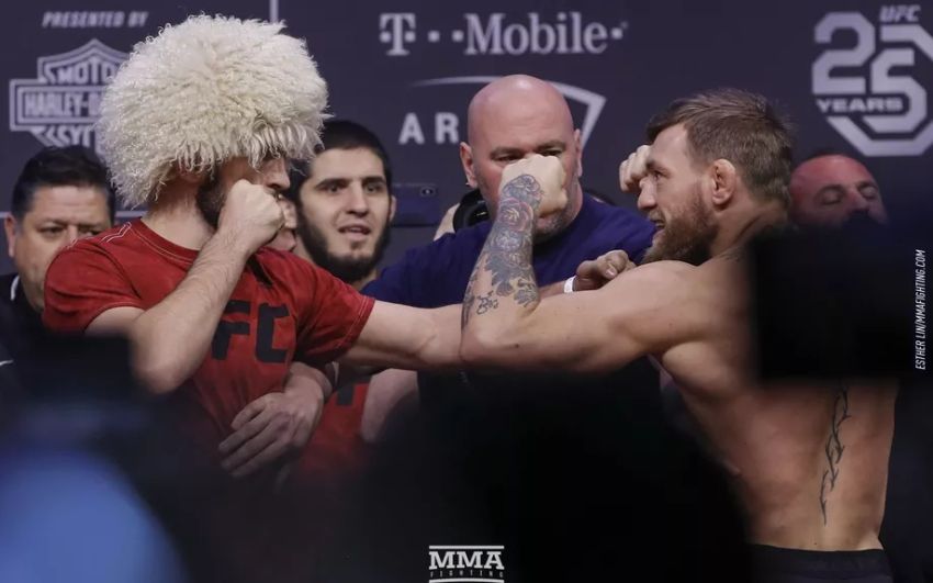 Видео открытой церемонии взвешивания перед турниром UFC 229: Хабиб Нурмагомедов - Конор Макгрегор