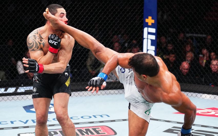 Роберт Уиттакер перебил Пауло Косту на UFC 298