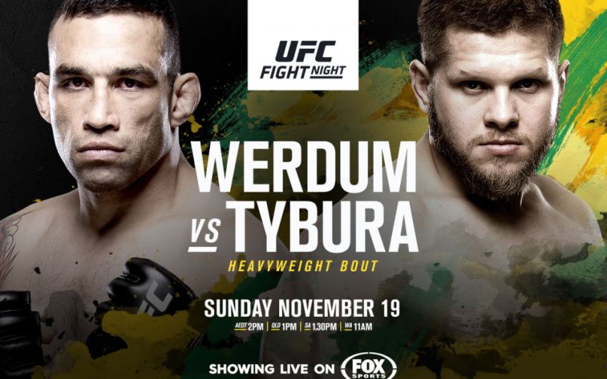 Видео боя Фабрисио Вердум - Марчин Тыбура UFC Fight Night 121 