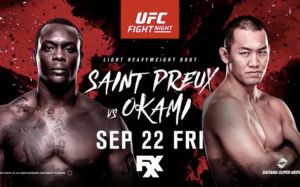 Результаты турнира UFC Fight Night 117: Сен-Пре — Оками