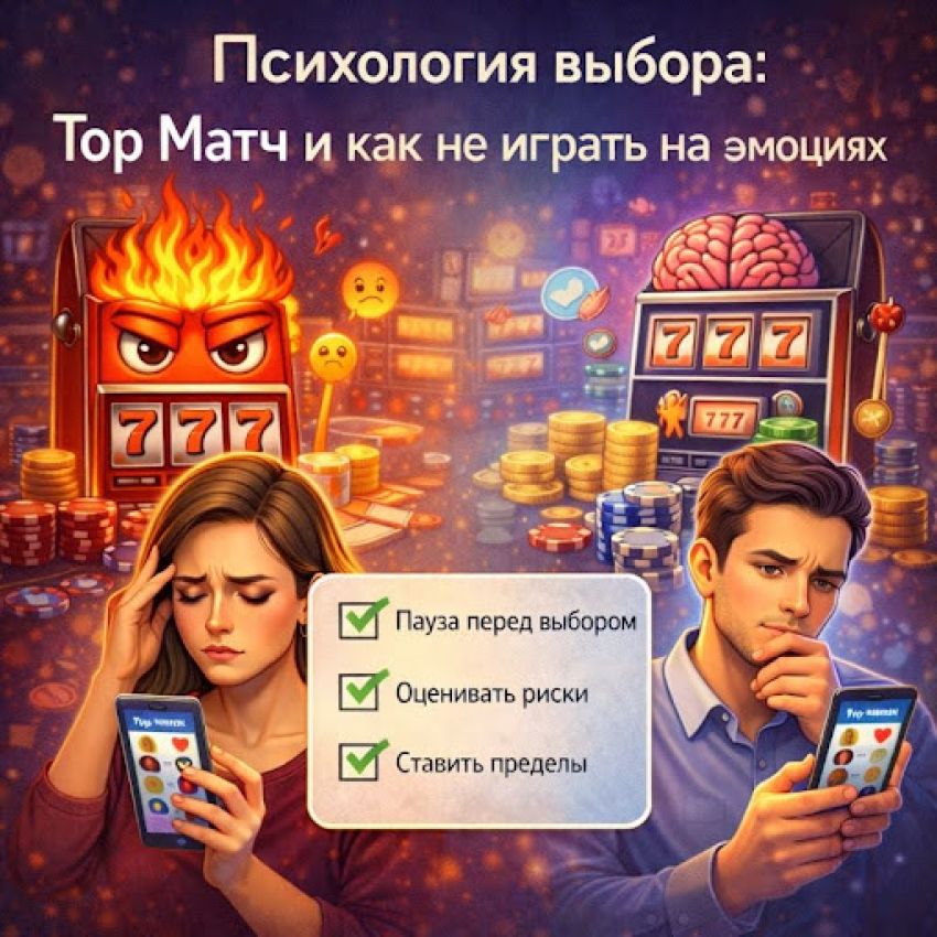 Психология выбора: Топ Матч и как не играть на эмоциях