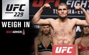  Прямая трансляция официальной процедуры взвешивания UFC 229: Хабиб Нурмагомедов – Конор Макгрегор