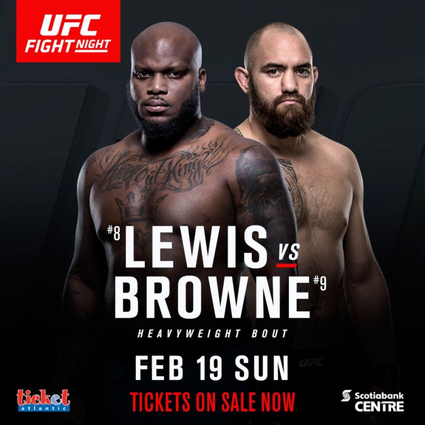 Деррик Льюис - Тревиса Брауна, Джонни Хендрикс - Гектора Ломбарда на UFC Fight Night 105