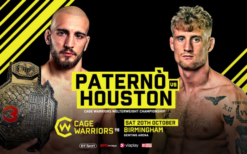Прямая трансляция Cage Warriors 98: Стефано Патерно – Росс Коустон