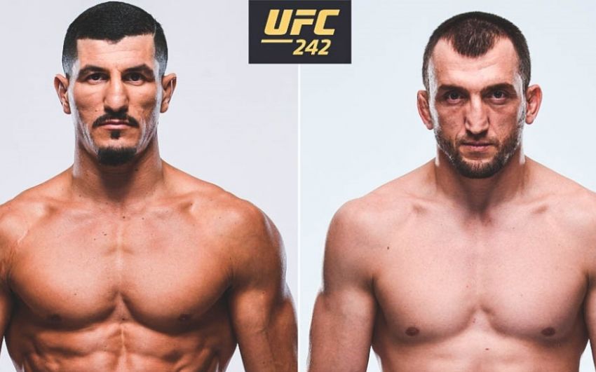 Муслим Салихов - Нордин Талеб на UFC 242 в Абу-Даби