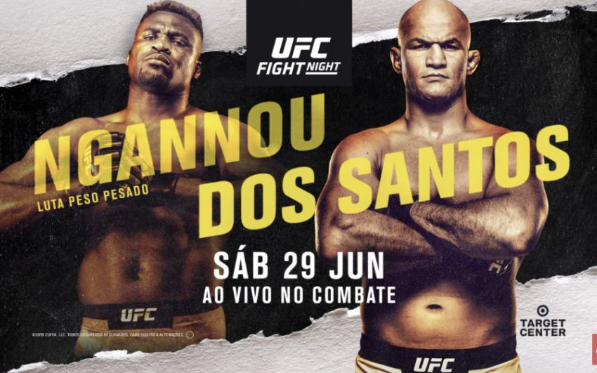 Файткард турнира UFC Fight Night 155: Фрэнсис Нганну - Джуниор Дос Сантос