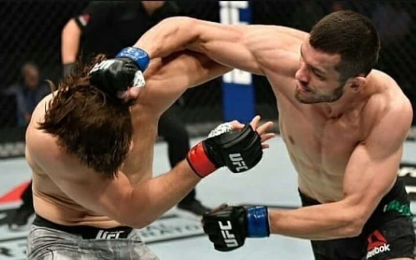 Махмуд Мурадов одержал досрочную победу над Эндрю Санчесом на UFC 257