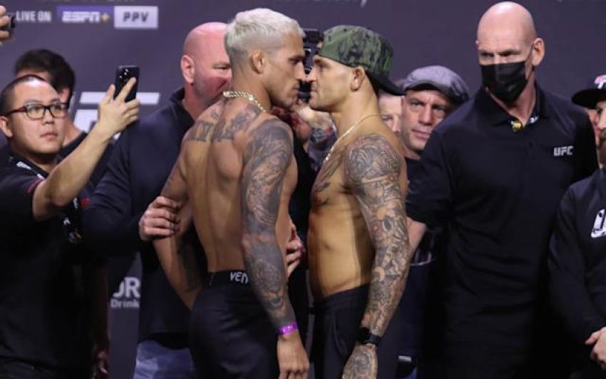 Видео боя Чарльз Оливейра - Дастин Порье UFC 269