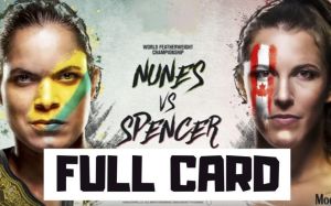 Файткард турнира UFC 250: Аманда Нуньес - Фелисия Спенсер