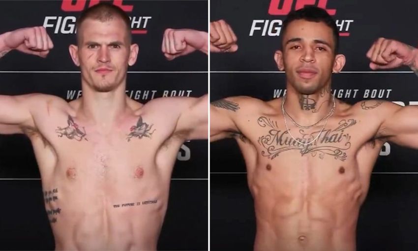 Результаты взвешивания UFC on ESPN 66