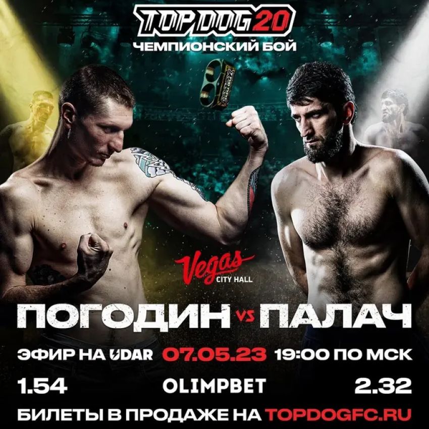Прямая трансляция Top Dog FC 20