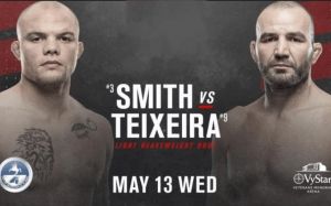 Ставки на UFC Fight Night 171: Коэффициенты букмекеров на турнир Энтони Смит - Гловер Тейшейра