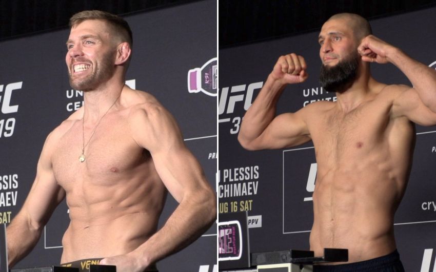 Результаты взвешивания турнира UFC 319