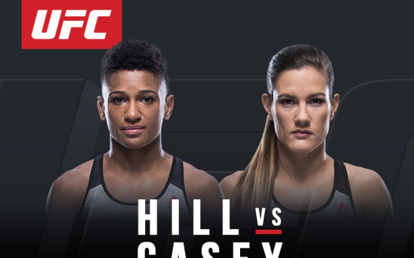 Видео боя Кортни Кейси - Анджела Хилл UFC Fight Night 135