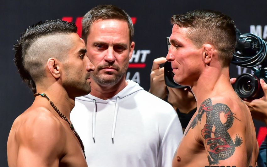 Видео боя Рикардо Ламас - Даррен Элкинс UFC Fight Night 140