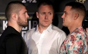 Прямая трансляция пресс-конференции UFC 242: Хабиб Нурмагомедов - Дастин Порье