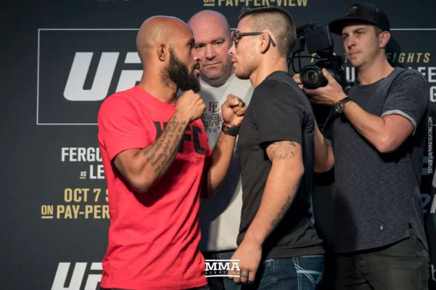 Деметриус Джонсон досрочно победил Рэя Борга и установил новый рекорд UFC