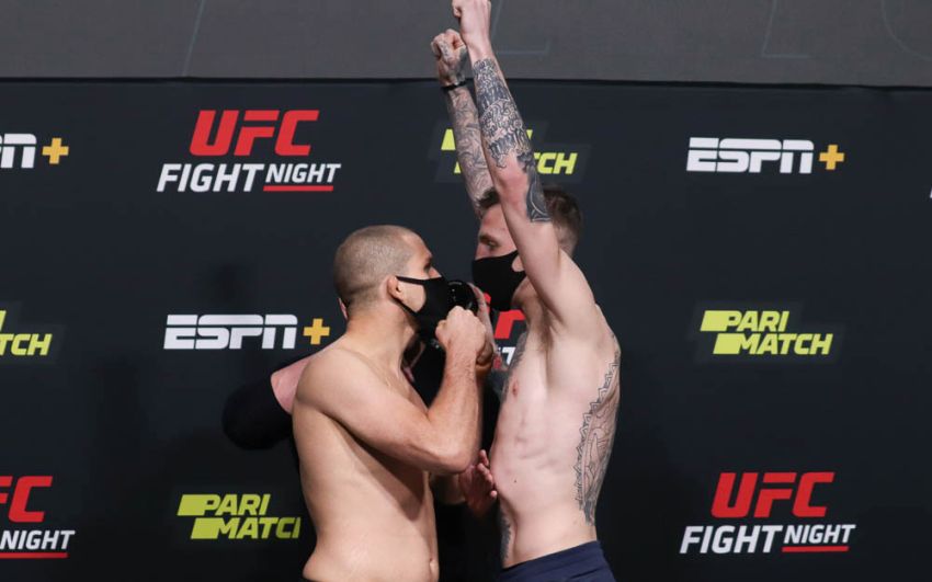 Видео боя Алекс Мороно - Рис МакКи UFC Fight Night 182