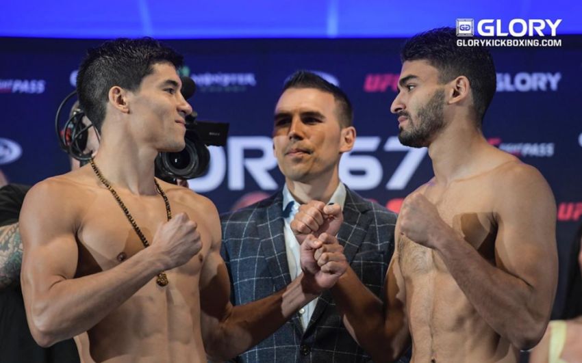 Видео боя Аса Тен Поу - Хассам Эль Касри Glory 67