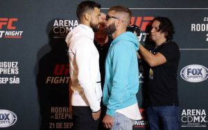 Битвы взглядов участников турнира UFC Fight Night 159: Яир Родригес - Джереми Стивенс