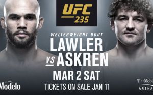 Видео боя Робби Лоулер - Бен Аскрен UFC 235