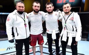 Хабиб Нурмагомедов отреагировал на первую победу Абубакара в UFC