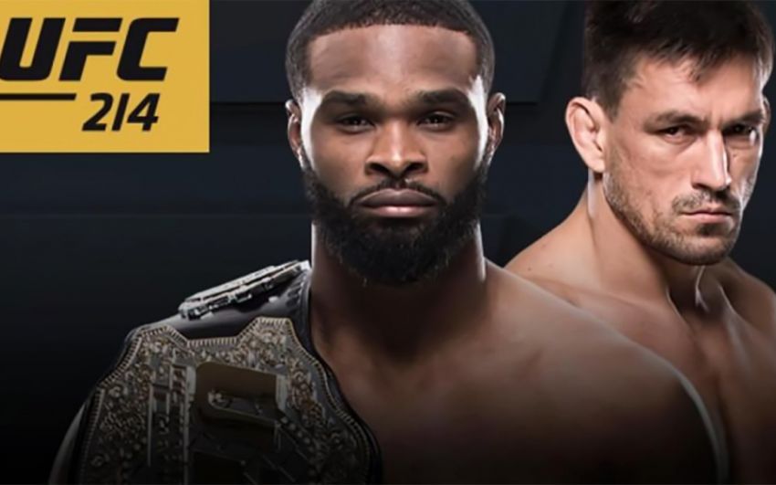 Видео боя Тайрон Вудли - Демиан Майя UFC 214