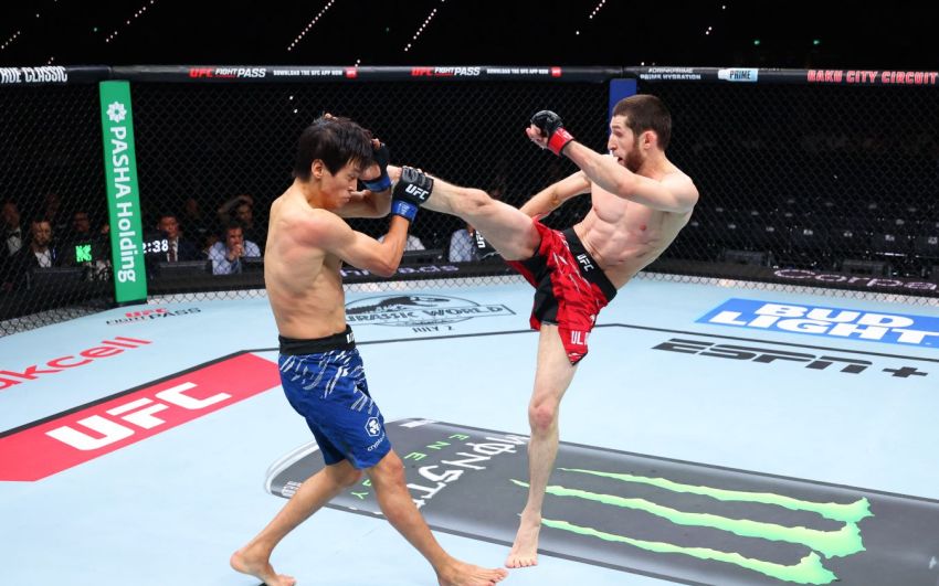 Видео боя Тагир Уланбеков – Азат Максум UFC on ABC 8