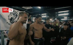 Видео процедуры взвешивания Fight Nights Global 60 Душанбе
