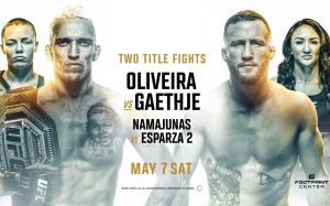 Файткард турнира UFC 274