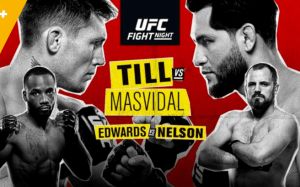 Файткард турнира UFC Fight Night 147: Даррен Тилл - Хорхе Масвидаль
