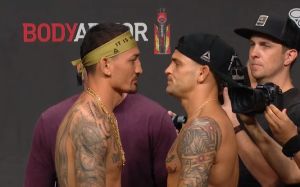 Церемония взвешивания участников UFC 236: Макс Холлоуэй - Дастин Порье 2