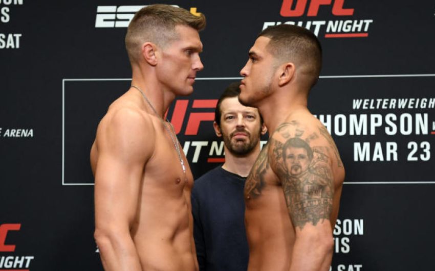 Результаты турнира UFC Fight Night 148: Энтони Петтис - Стивен Томпсон