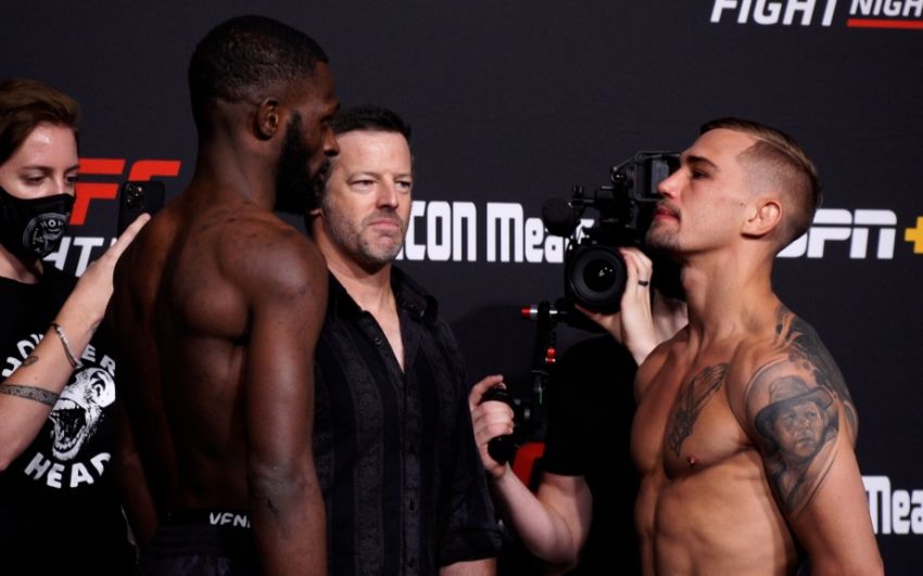 Видео боя Джей Пи Байс - Монтел Джексон UFC Fight Night 192